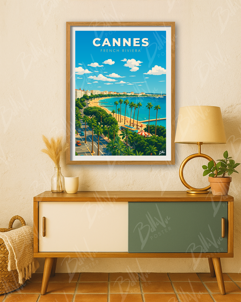 Affiche Cannes - French Riviera