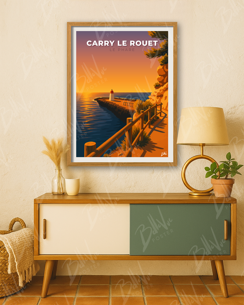 Affiche Carry-le-Rouet - Le Phare