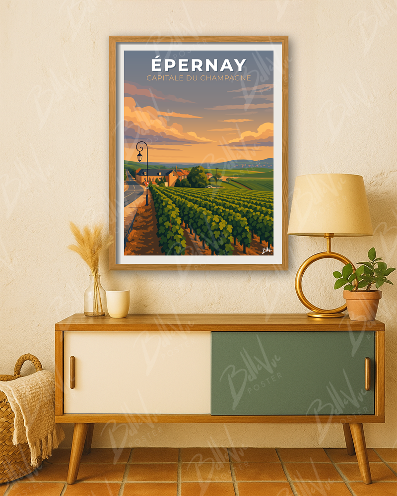 Affiche Épernay - Capitale du Champagne