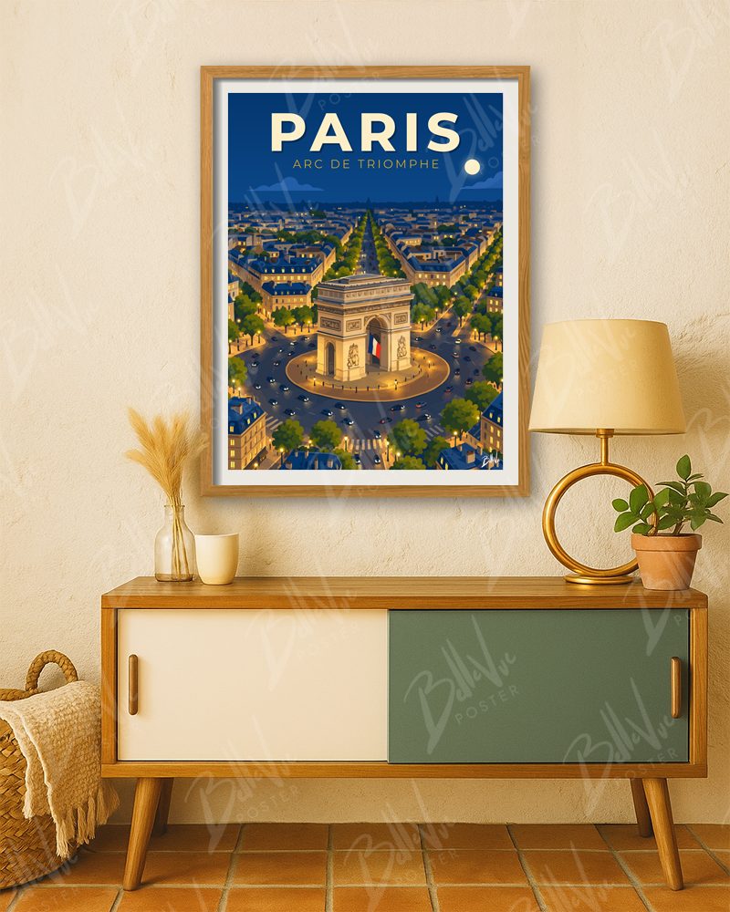 Affiche Paris - Arc de Triomphe
