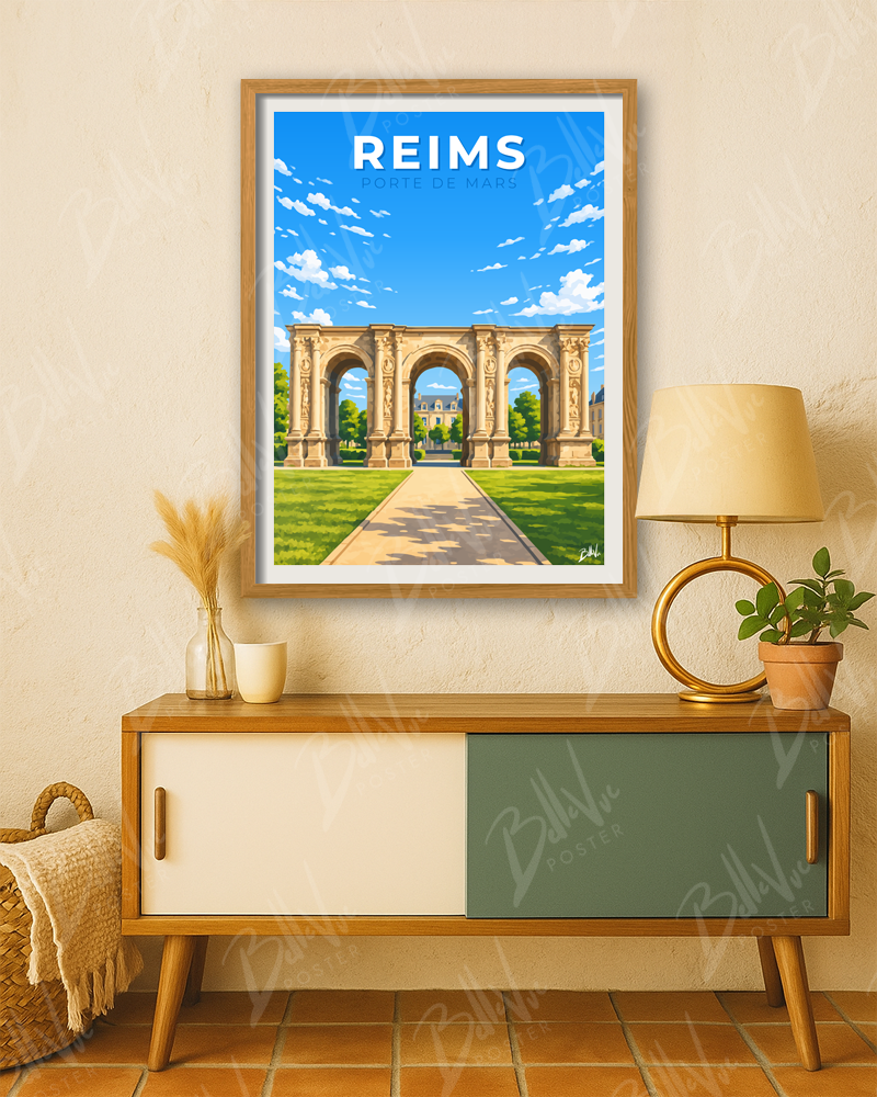 Affiche Reims - Porte de Mars