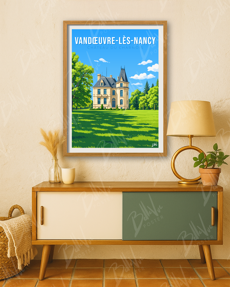Affiche Vandœuvre-lès-Nancy - Château du Charmois