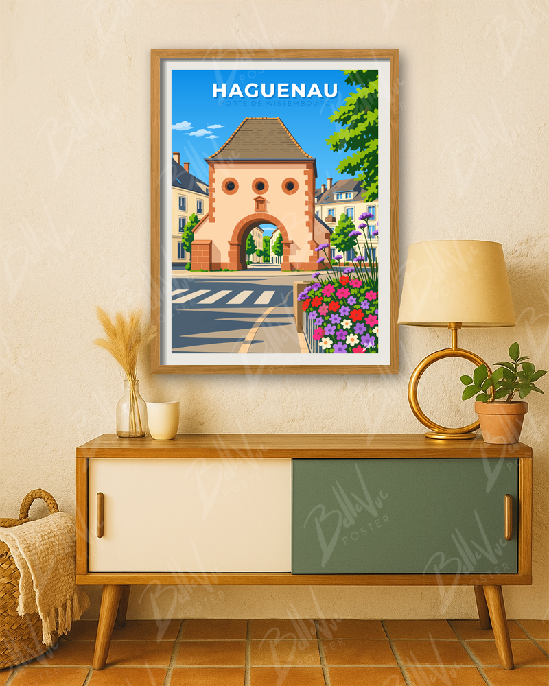 Affiche Haguenau - Porte de Wissembourg