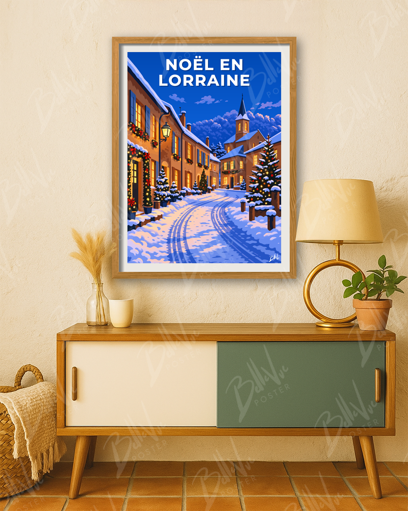 Affiche Noël en Lorraine