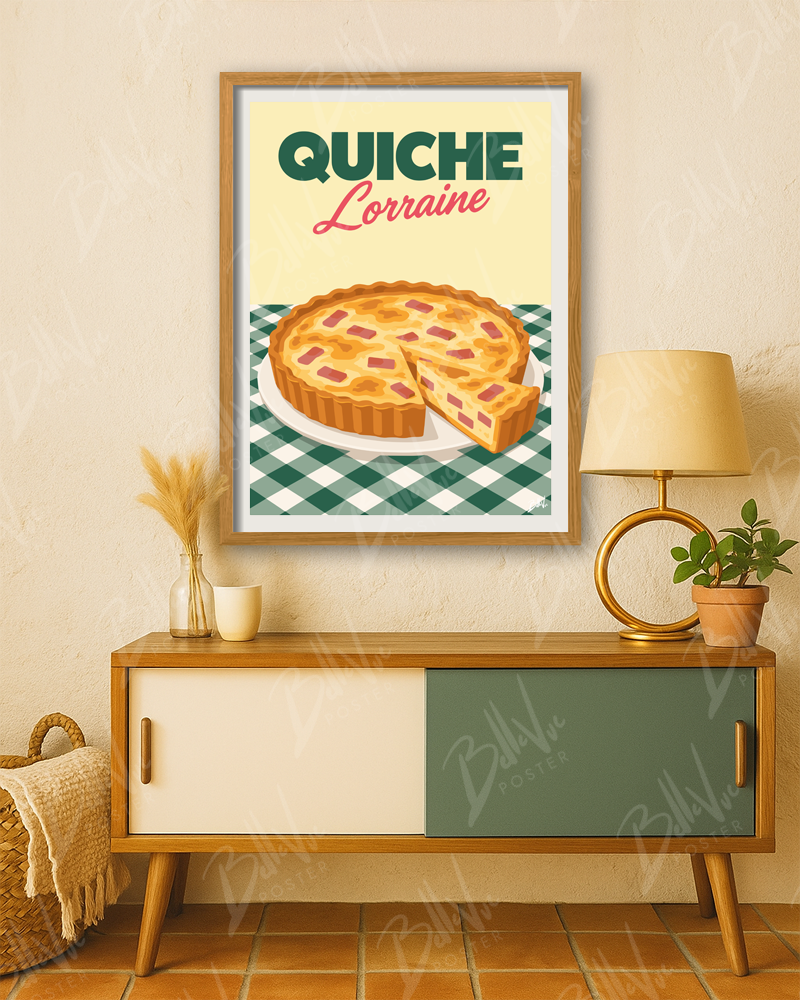 Affiche Quiche lorraine