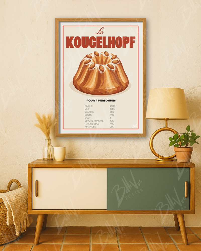 Affiche Recette du kougelhopf