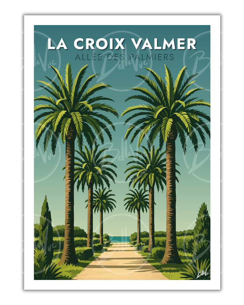 La Croix-Valmer - Allée des Palmiers
