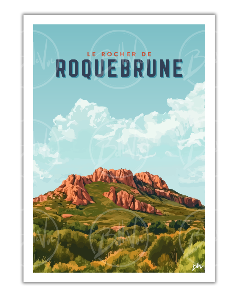 Le rocher de Roquebrune