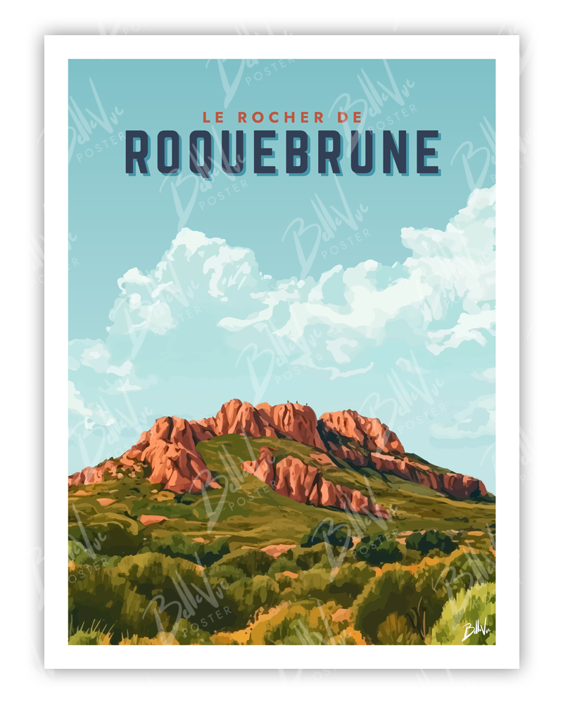 Le rocher de Roquebrune