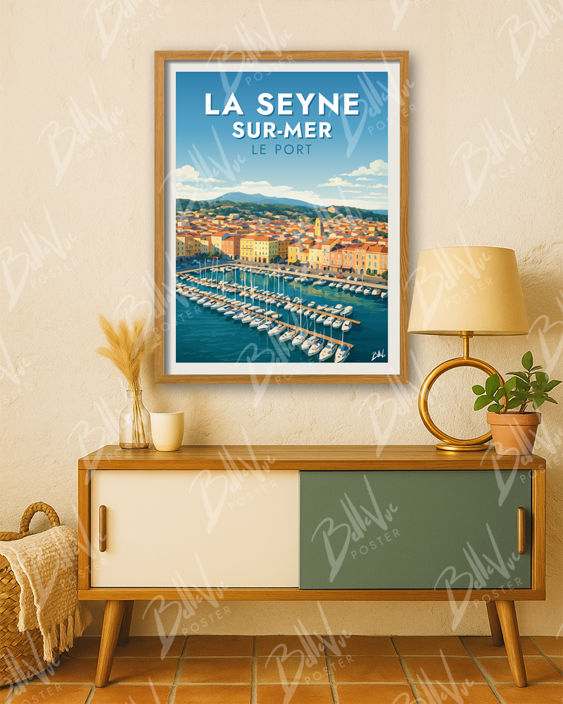 Affiche La Seyne sur Mer - Le Port