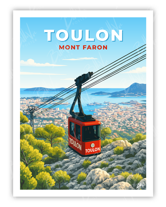 Affiche Toulon - Mont-Faron