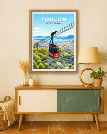 Affiche Toulon - Mont-Faron