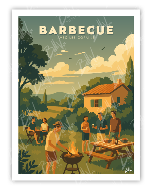 Barbecue avec les copains