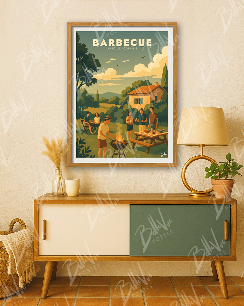 Barbecue avec les copains