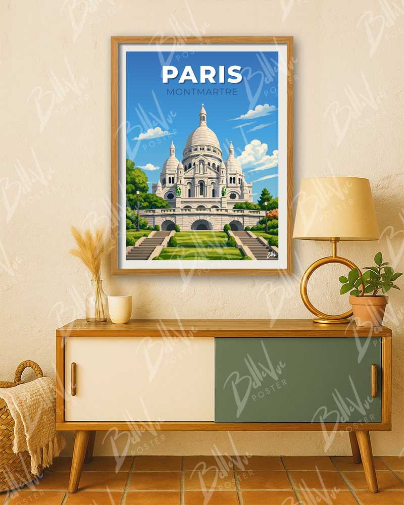 Affiche Paris - Montmartre