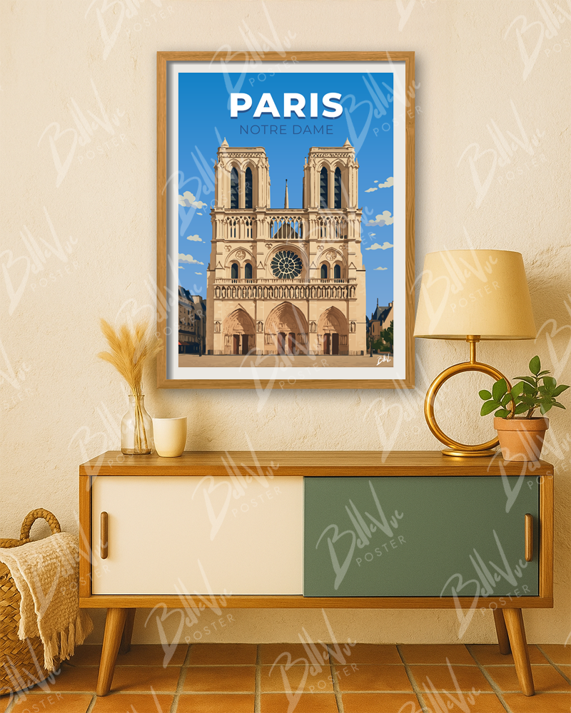 Affiche Paris - Notre-Dame