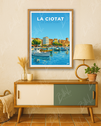 Affiche La Ciotat - Le Vieux Port