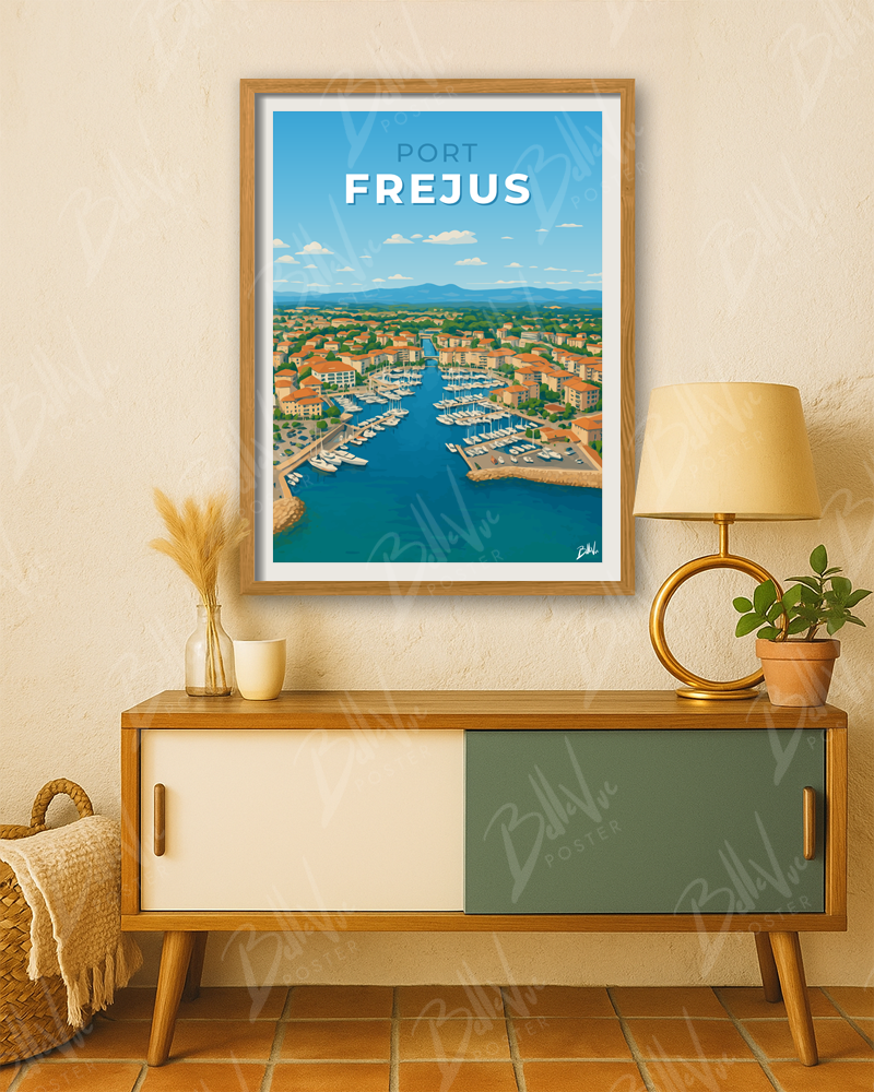 Affiche Port Fréjus