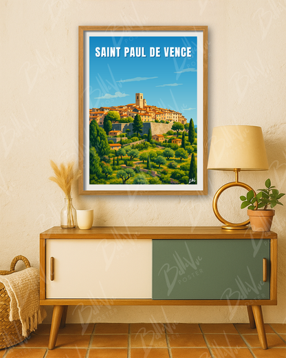 Affiche Saint-Paul-de-Vence