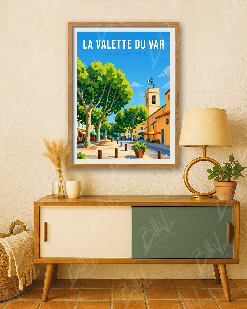 Affiche La Valette-du-Var - Place Carnot