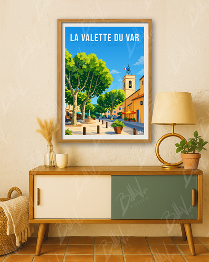 Affiche La Valette-du-Var - Place Carnot