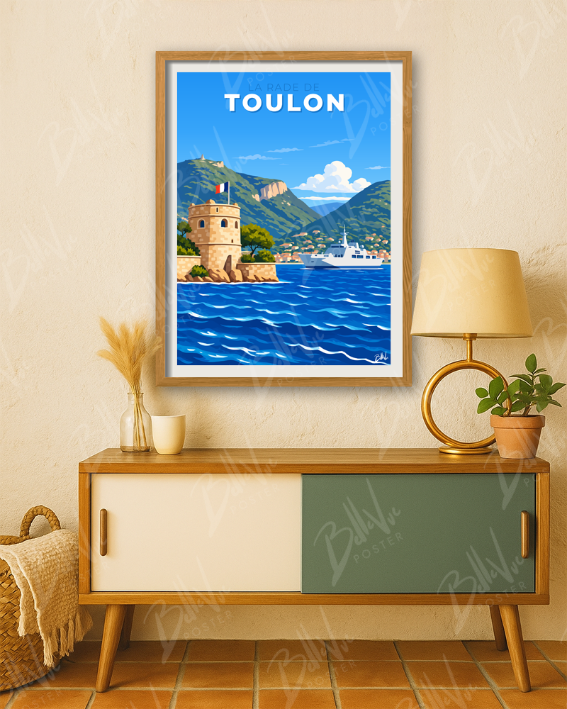 Affiche La Rade de Toulon