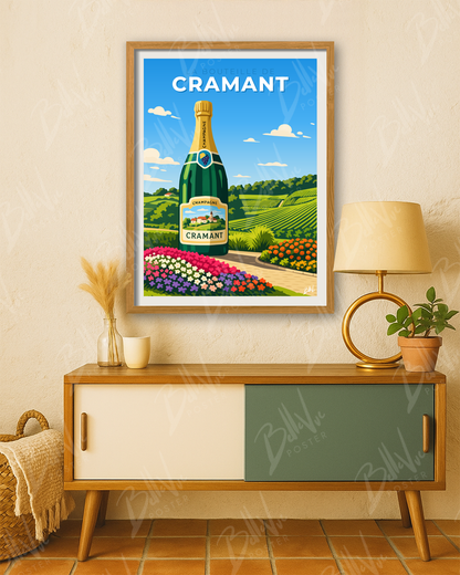 Affiche La Bouteille de Cramant