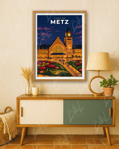 Affiche Gare de Metz