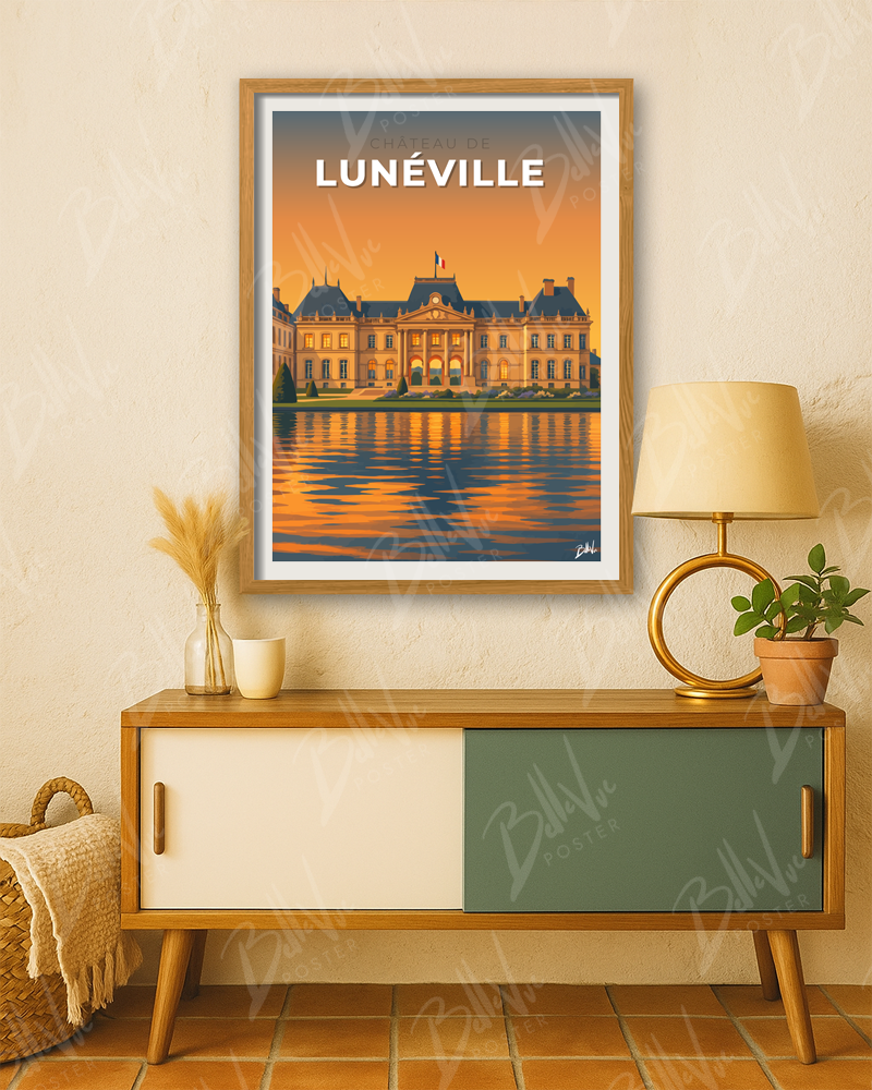 Affiche Château de Lunéville