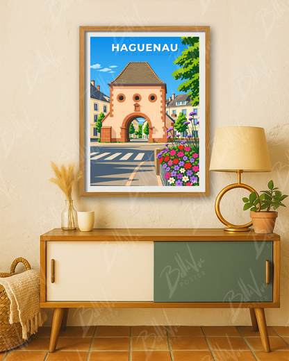 Affiche Haguenau - Porte de Wissembourg