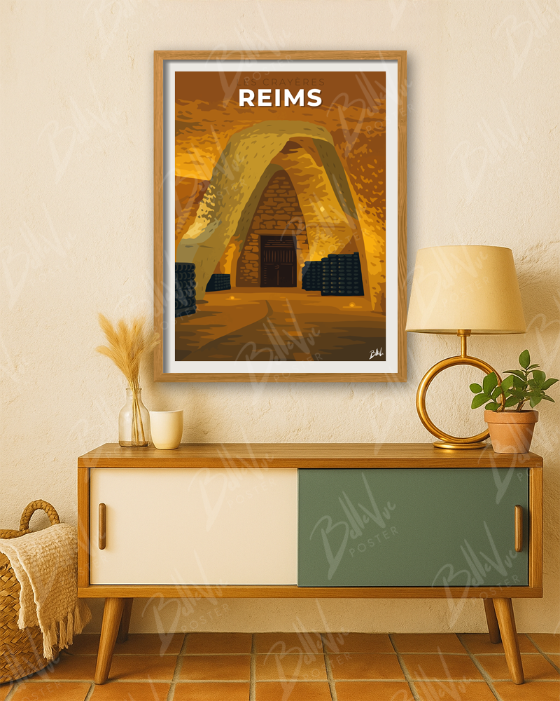 Affiche Reims - Les Crayères