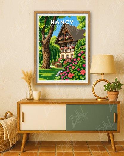 Affiche Nancy - Parc Sainte-Marie