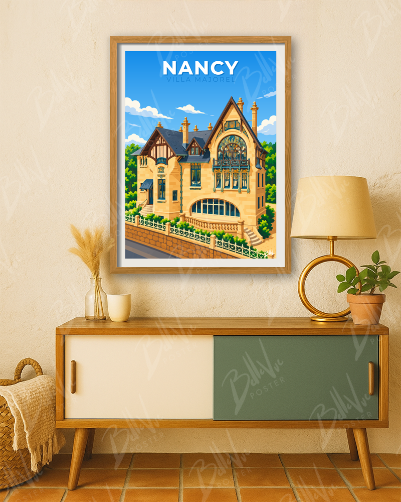 Affiche Nancy - Villa Majorelle