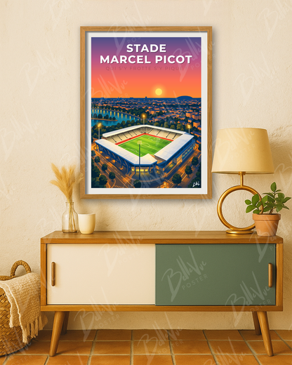 Affiche Stade Marcel-Picot - AS Nancy Lorraine