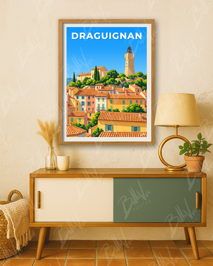 Affiche Les Toits de Draguignan
